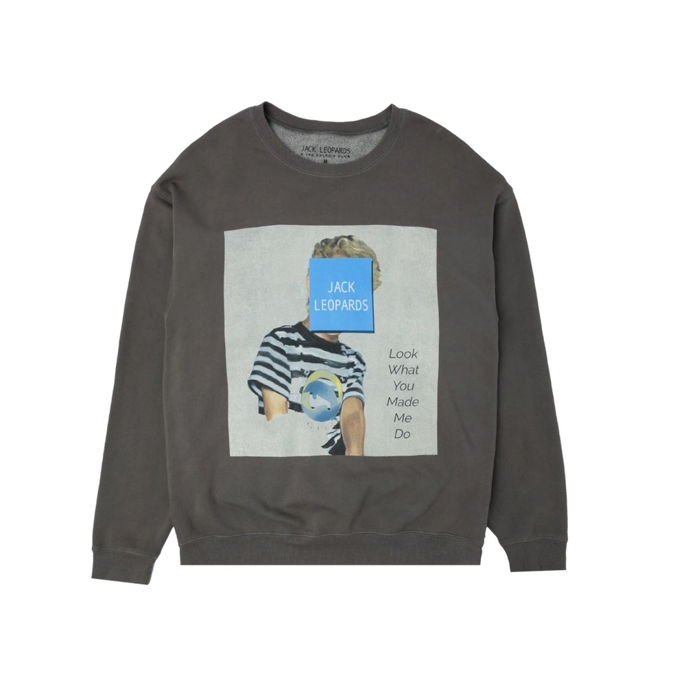 Jack Leopards & The Dolphin Club Crewneck Taylor Swift Sz XS Official Merch